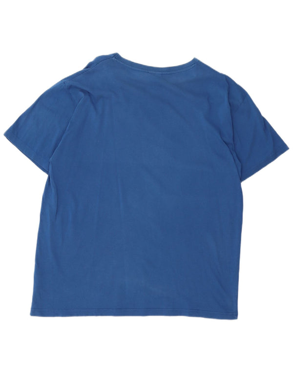 Lotto Camiseta Hombre Top 2XL Algodón Azul
