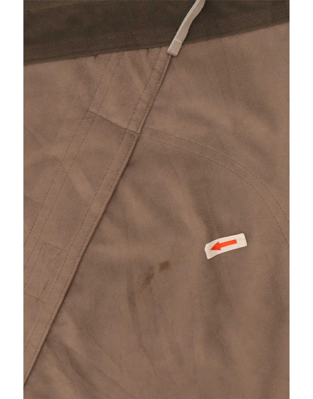 Diadora Chaqueta de chándal para hombre ES 38 Marrón medio Poliéster con bloques de color