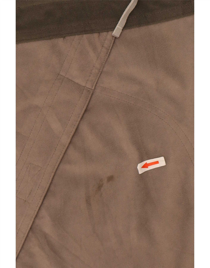 Diadora Chaqueta de chándal para hombre ES 38 Marrón medio Poliéster con bloques de color