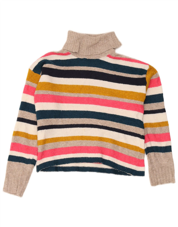Marks & Spencer Suéter tipo jersey con cuello vuelto para mujer UK 10 Small Multicolor
