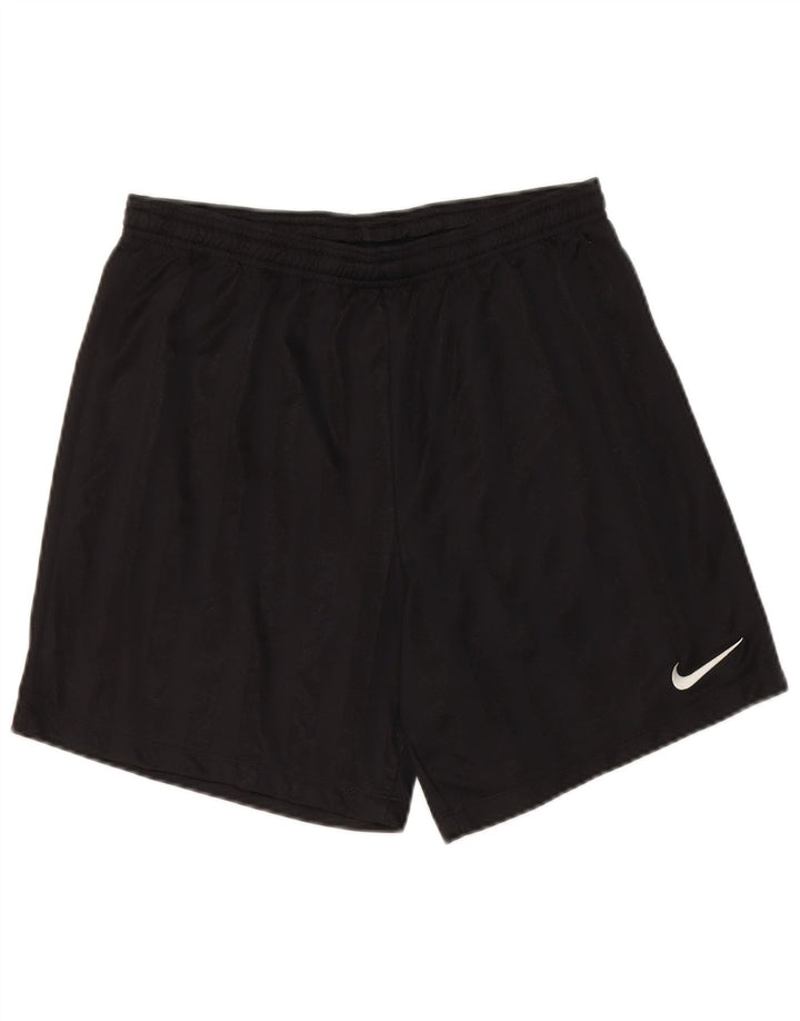 Pantalón corto deportivo Nike para hombre Poliéster a rayas negras medianas