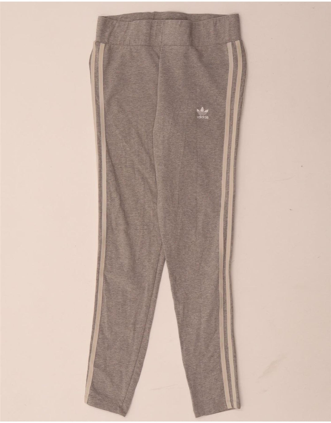 Adidas Leggings para mujer Reino Unido 12 Algodón moteado gris medio