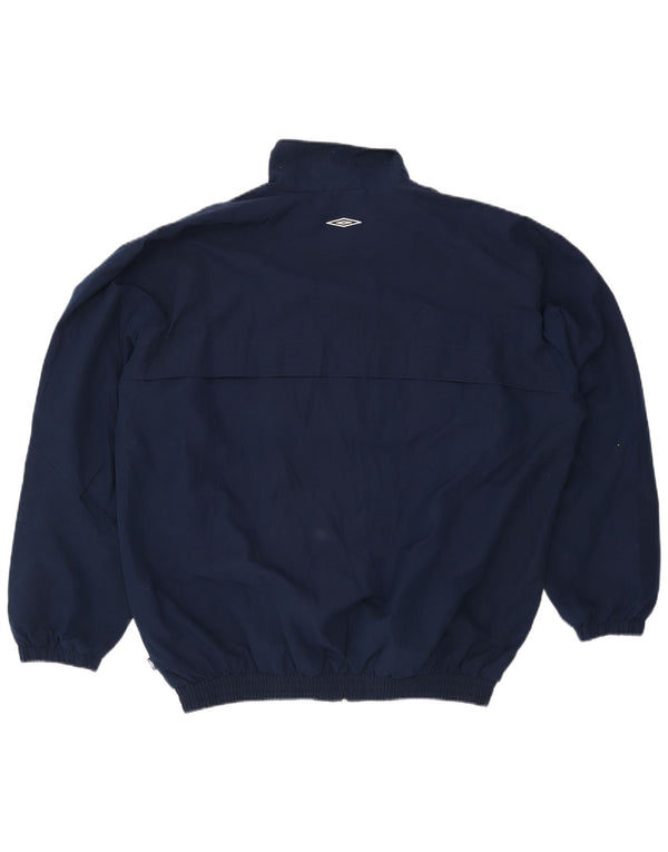 Umbro Chaqueta superior de chándal para hombre Poliéster azul marino grande