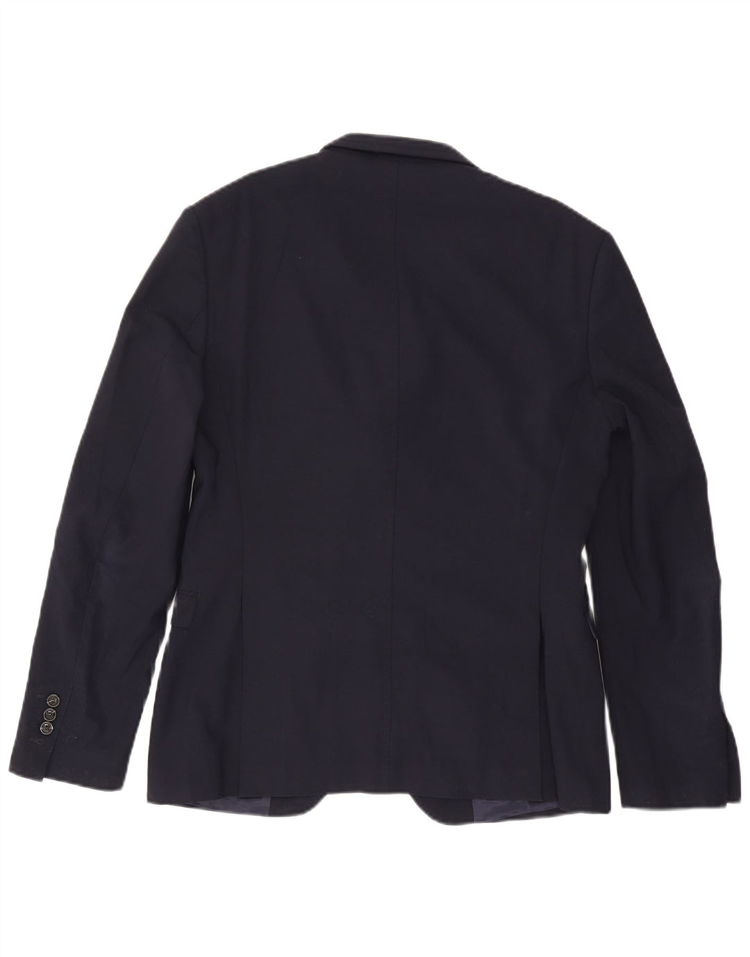 Zara Chaqueta tipo blazer de 2 botones para hombre EU 50 Mediano Azul marino Poliéster