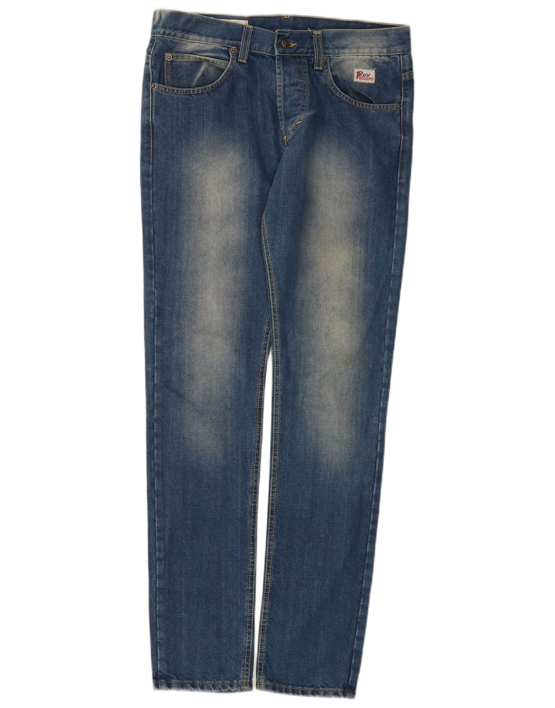Roy Rogers Vaqueros ajustados para hombre W32 L32 Algodón azul
