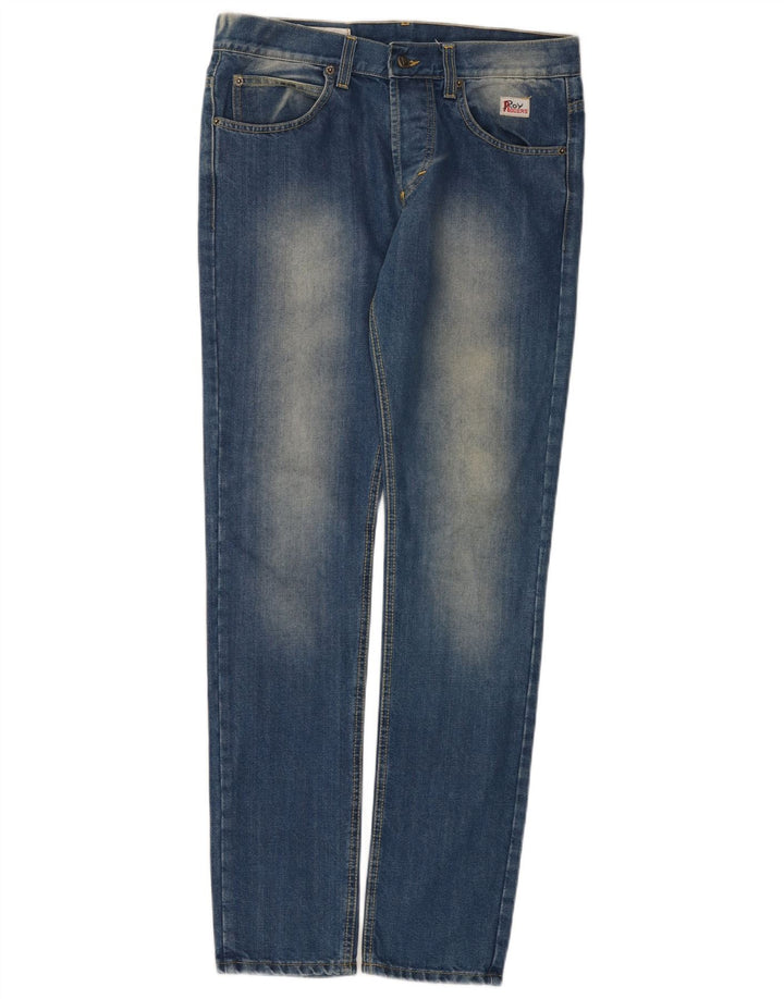 Roy Rogers Vaqueros ajustados para hombre W32 L32 Algodón azul