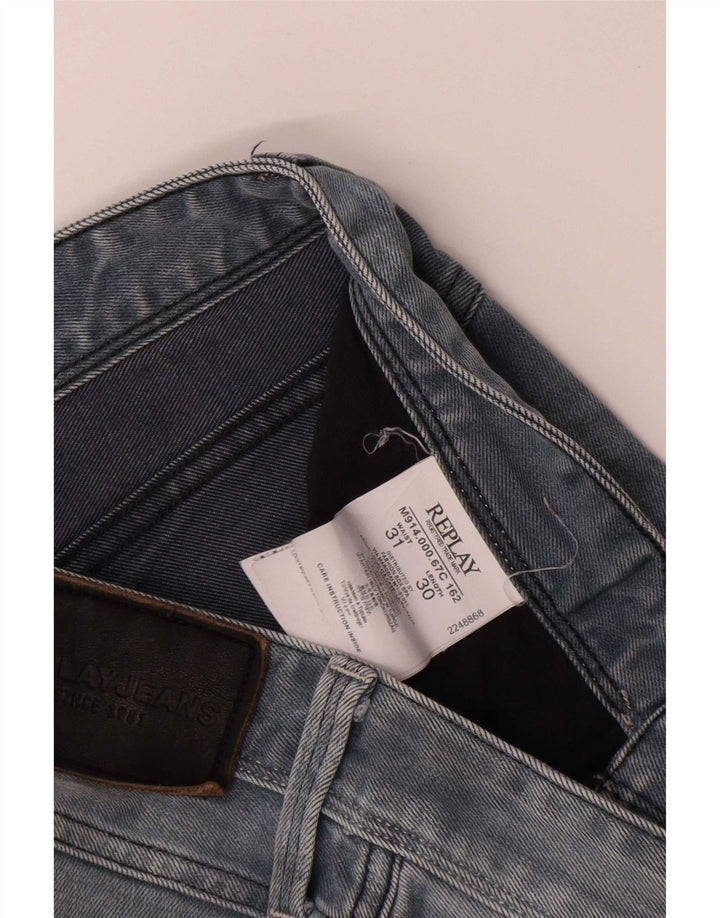 Replay Vaqueros Slim Hombre W31 L30 Algodón Azul