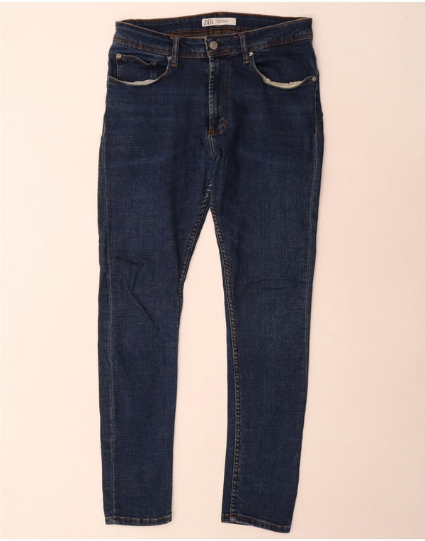Zara Vaqueros pitillo para hombre EU 40 Medium W31 L31 Azul marino
