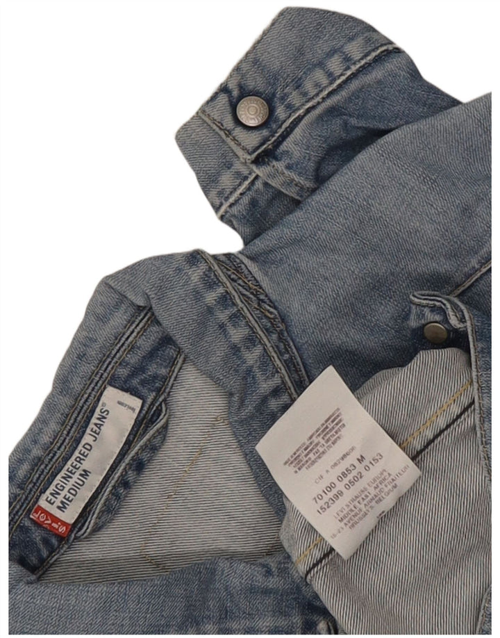 Levi's Chaqueta vaquera de ingeniería para mujer Reino Unido 44 Algodón azul medio