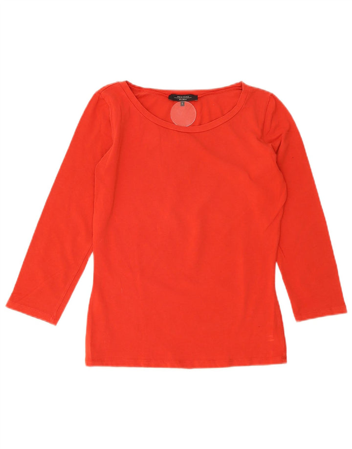 Max Mara Top de fin de semana para mujer manga 3/4 UK 10 Small Red
