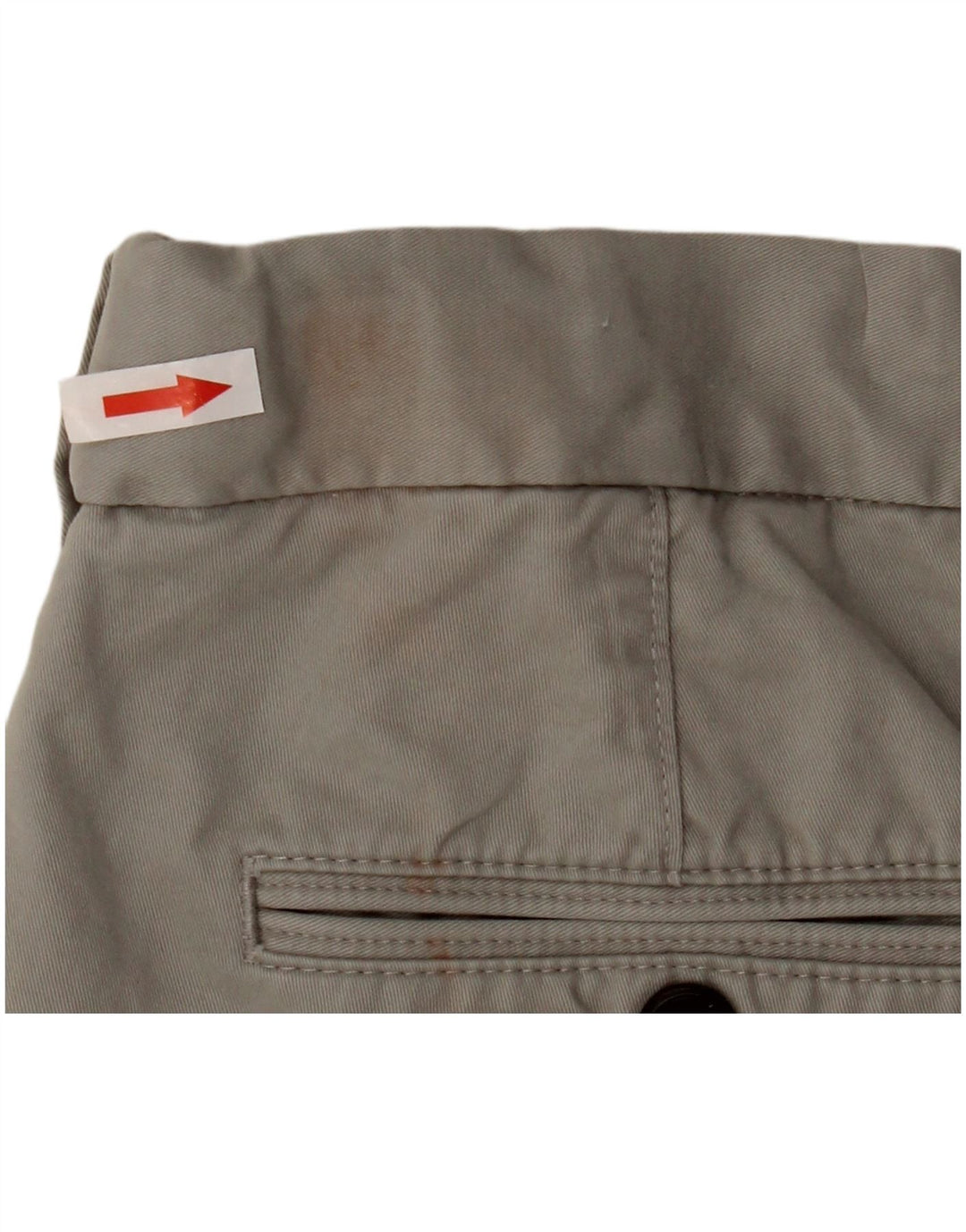 Marks & Spencer Pantalones cortos chinos para hombre W34 Algodón gris grande