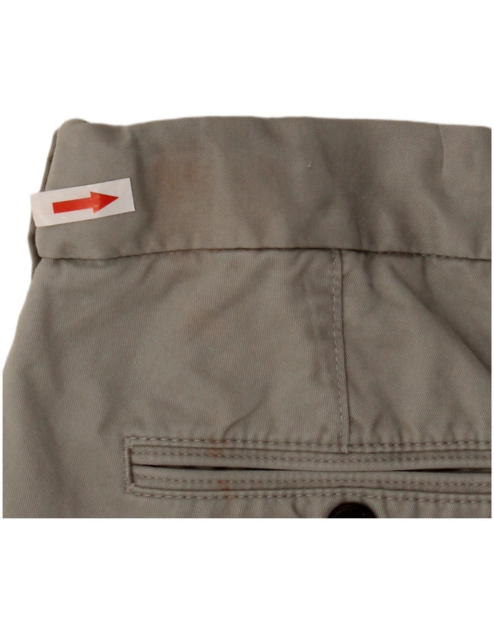 Marks & Spencer Pantalones cortos chinos para hombre W34 Algodón gris grande