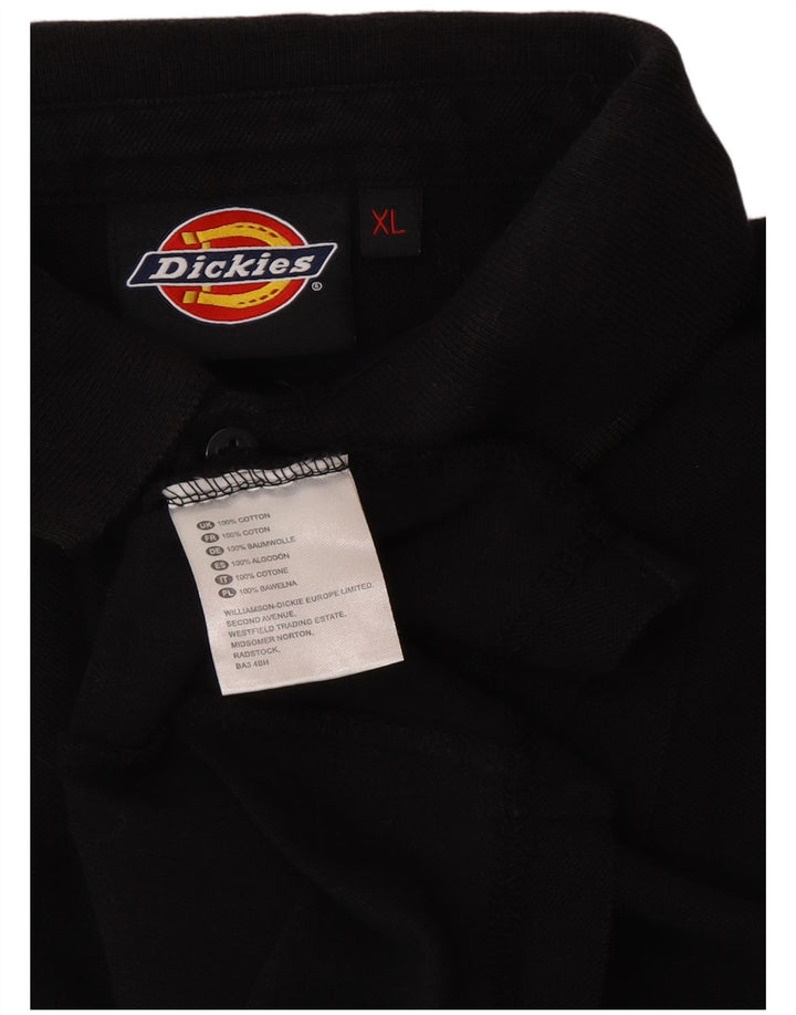 DICKIES Polo gráfico para hombre XL Algodón negro