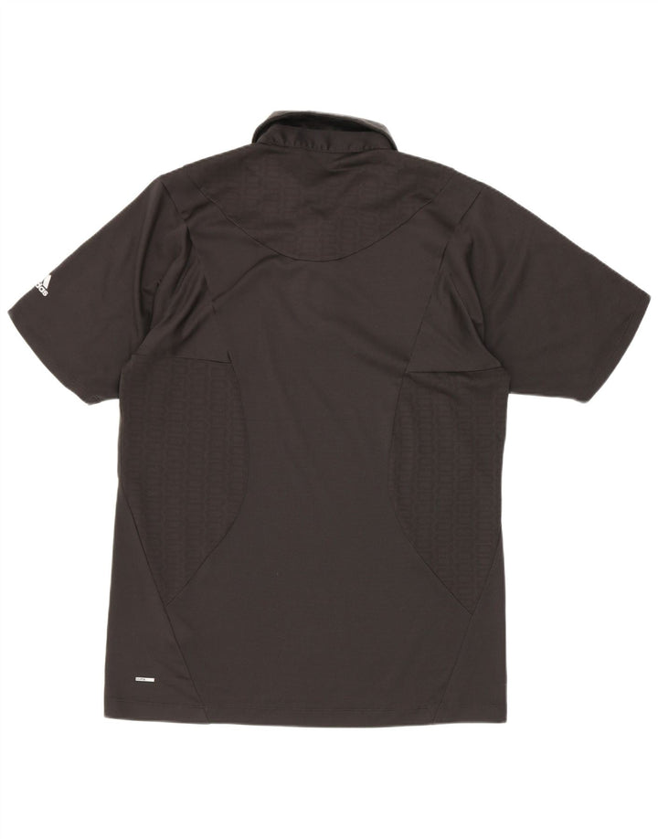 Polo Adidas Hombre Mediano Negro Poliéster Deportivo