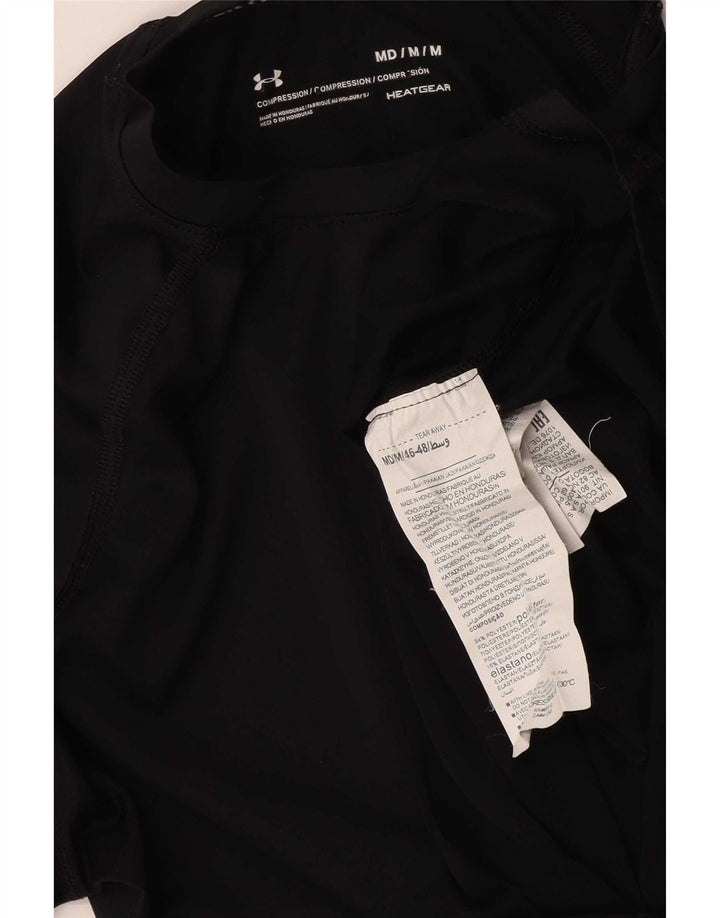 Under Armour Camiseta de compresión para hombre Top Medium Negro Poliéster