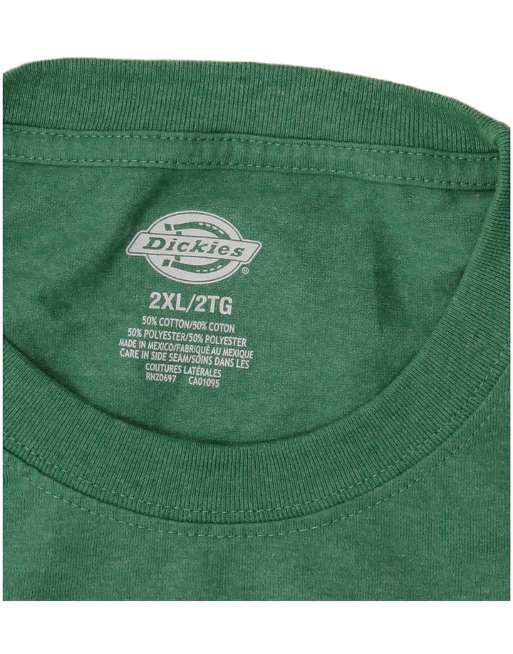 Dickies Camiseta Hombre Top 2XL Algodón Verde