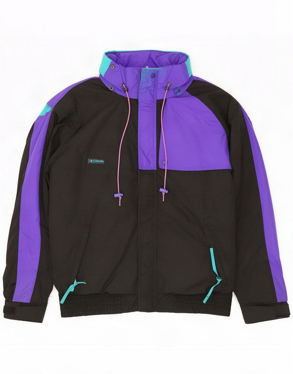 Columbia Chaqueta de esquí para hombre UK 40 Large Nylon color negro