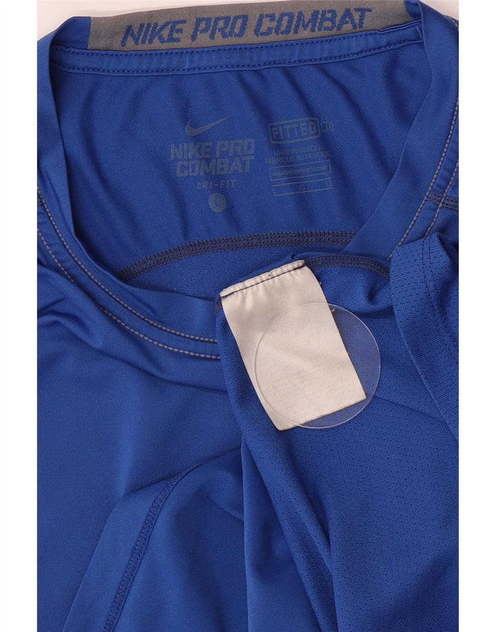 Nike - Camiseta Dri Fit para hombre, talla grande, poliéster azul