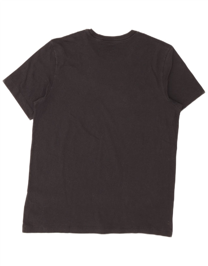 Nike - Camiseta gráfica para hombre, talla grande, algodón negro