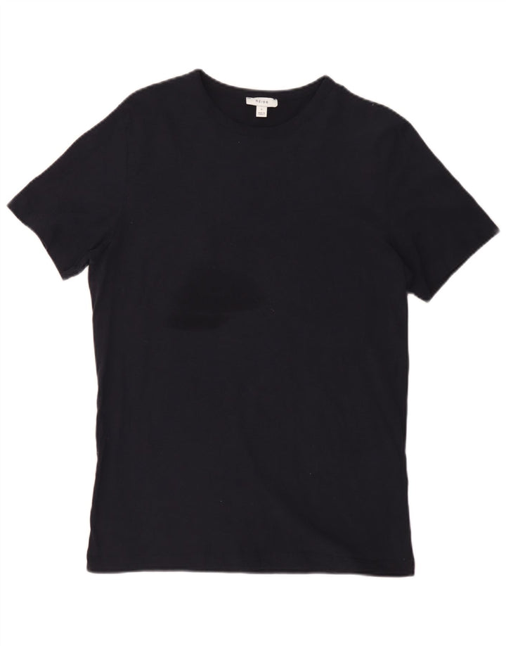 Camiseta Reiss Hombre Top Small Algodón Negro