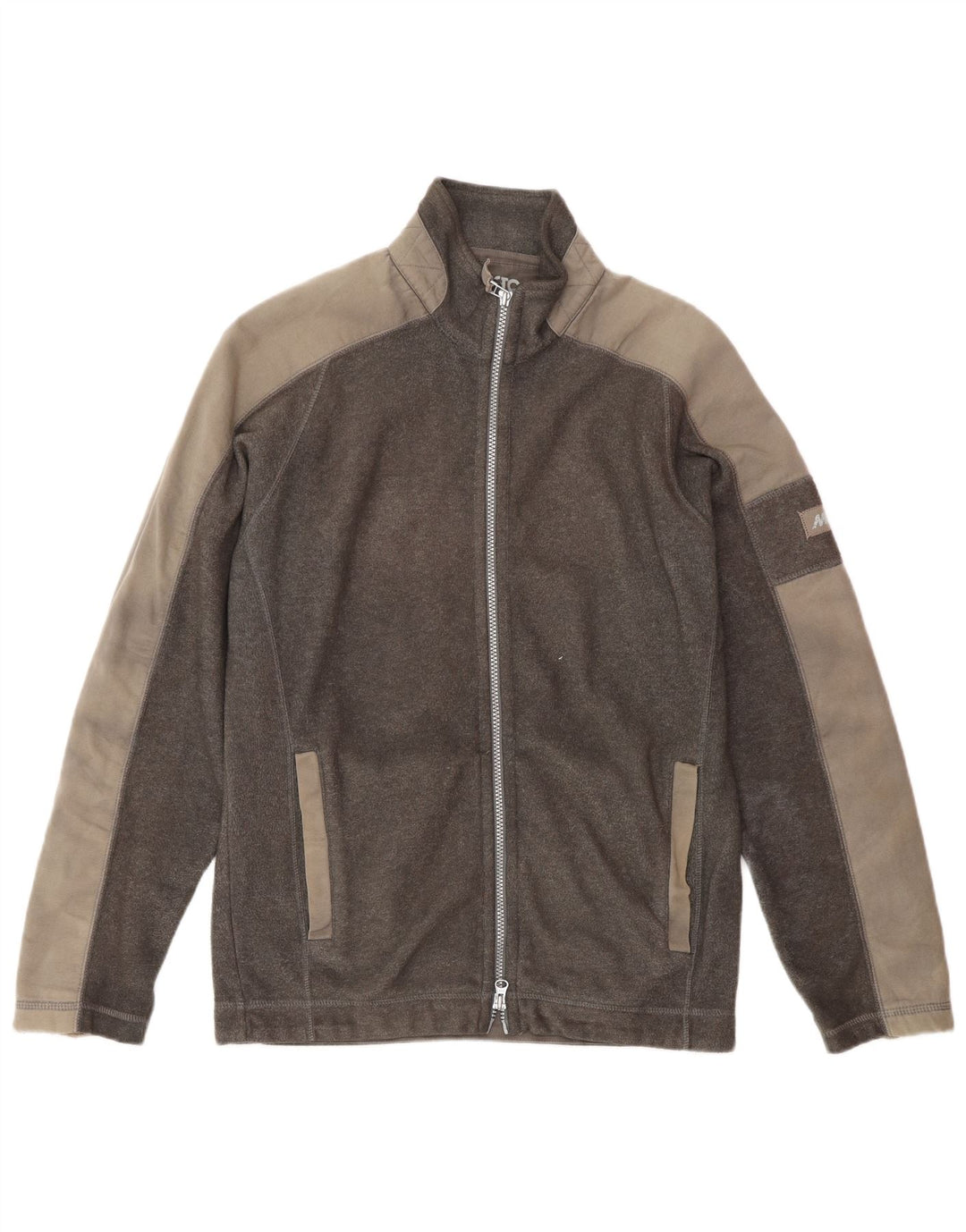 Musto Chaqueta polar gráfica para hombre UK 36 Small Gris Colorblock Poliéster