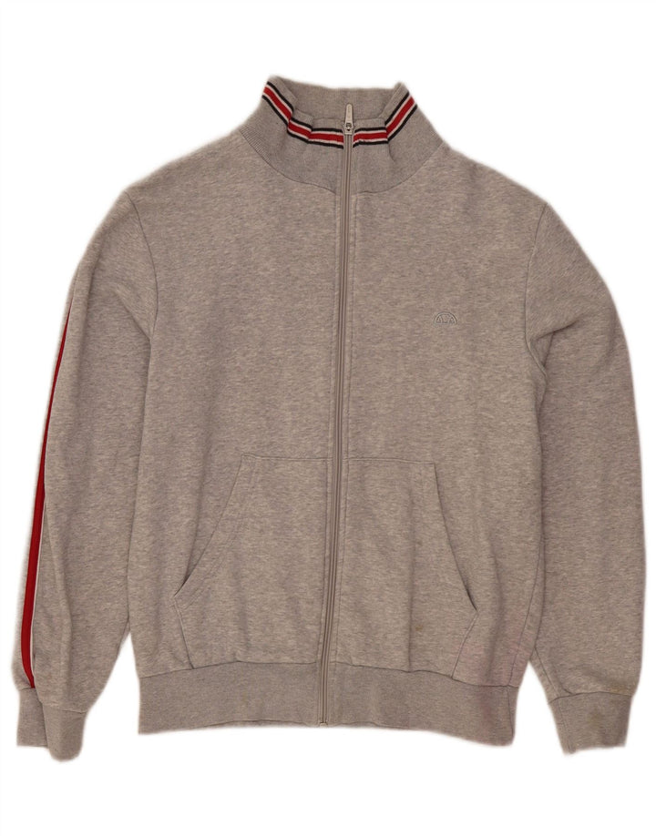 Ellesse - Chaqueta de chándal para mujer (talla 40), algodón moteado gris pequeño