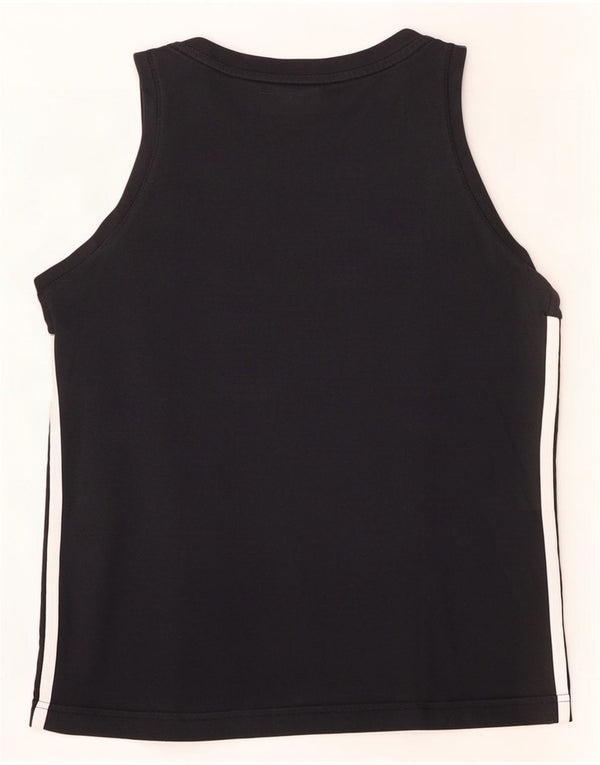Adidas Mujer Climalite Chaleco Top Reino Unido 12/14 Mediano Negro Algodón