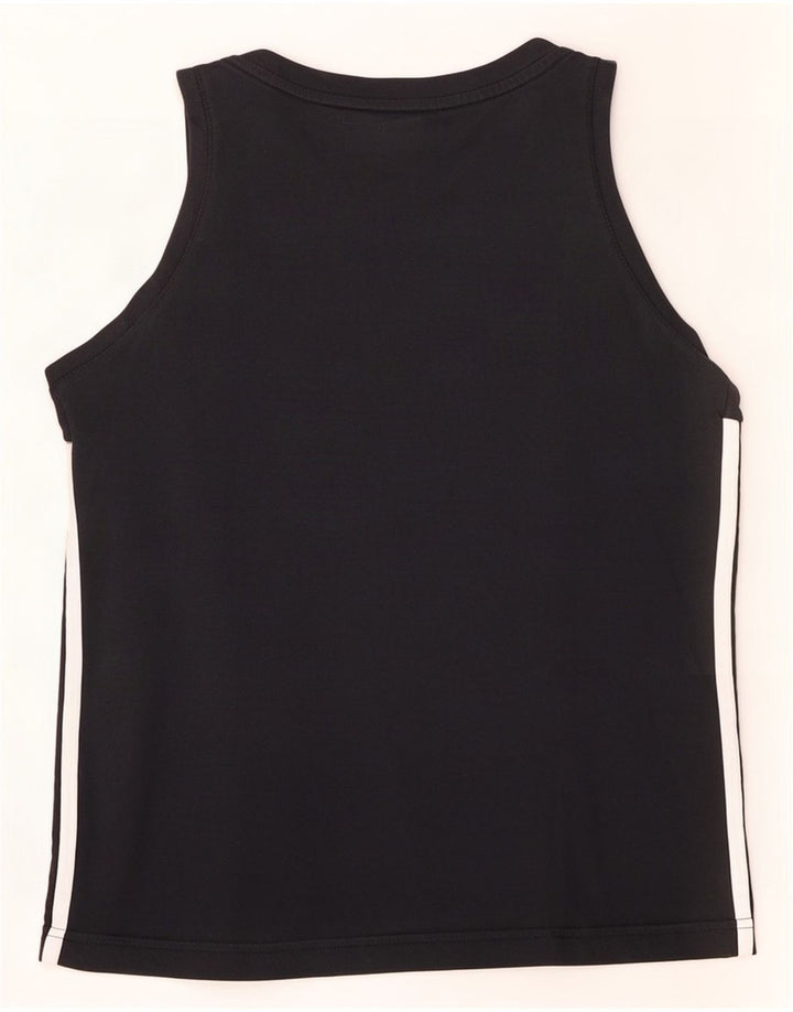 Adidas Mujer Climalite Chaleco Top Reino Unido 12/14 Mediano Negro Algodón