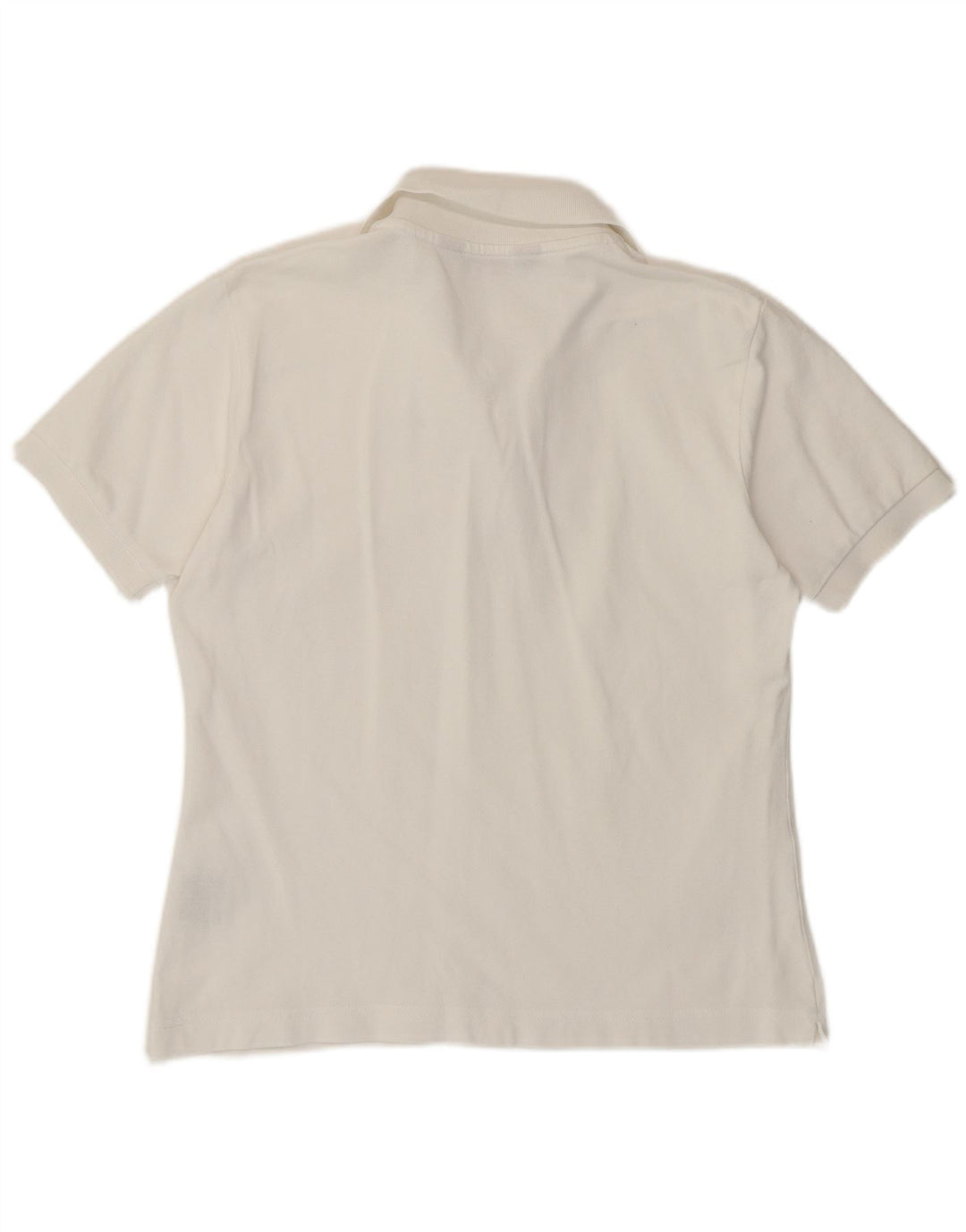 KAPPA Polo para mujer UK 44 Grande Algodón blanco