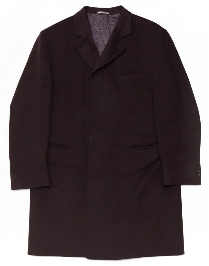 Bucalo Abrigo para hombre IT 54 2XL Lana negra