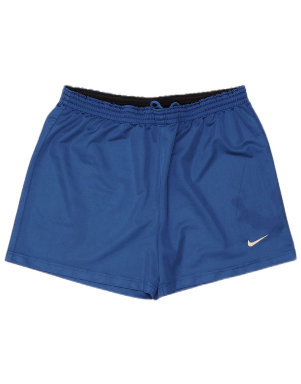 Nike - Pantalones cortos deportivos para hombre, talla 42/44, poliéster azul grande