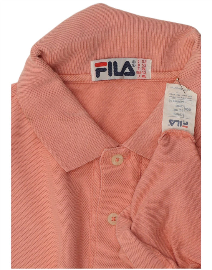 Fila Polo Hombre IT 52 Grande Algodón Rosa