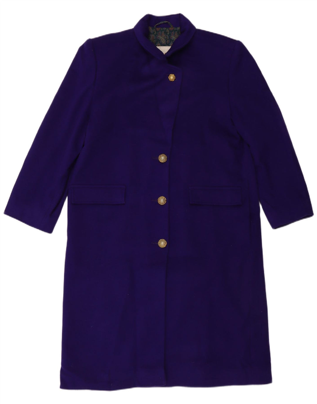 LONDON FOG Abrigo para mujer US 16 2XL Lana virgen azul