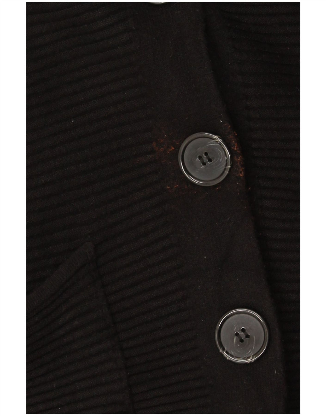 Zara Mujer Crop Suéter Cárdigan Extragrande Reino Unido 10 Pequeño Negro Clásico