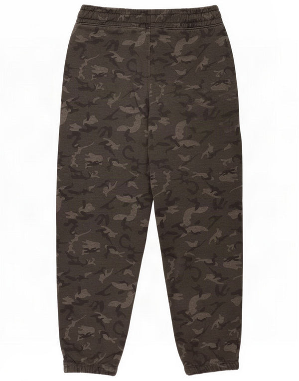Uncle Sam Mens Graphic Tracksuit Trousers Joggers Large Grey Camouflage