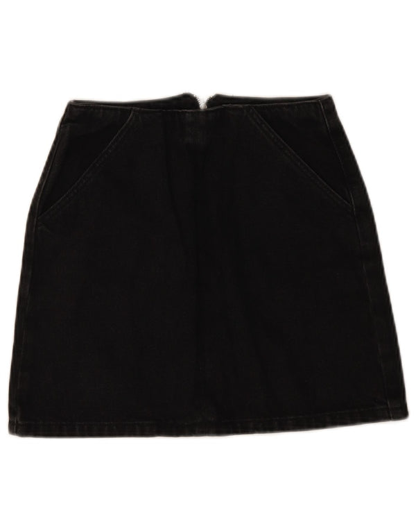 Topshop Falda vaquera para mujer EU 34 2XS W24 Algodón negro