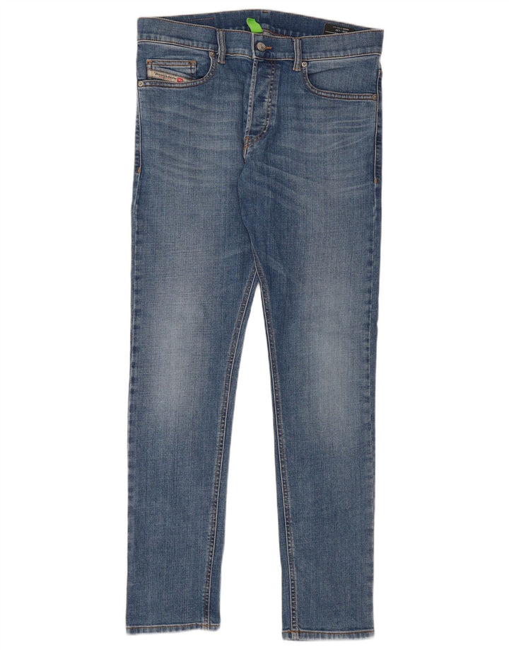 Diesel Hombre D-Luster Slim Jeans W30 L30 Algodón Azul