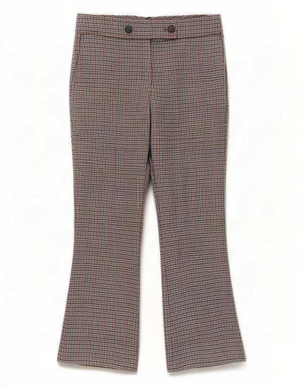 Hugo Boss Pantalones de traje para mujer UK 12 Medium W32 L27 Gris pata de gallo