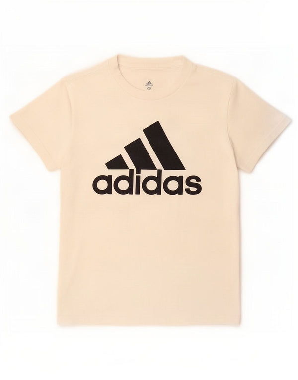 Adidas Camiseta gráfica para mujer Top UK 4/6 XS Algodón blanco
