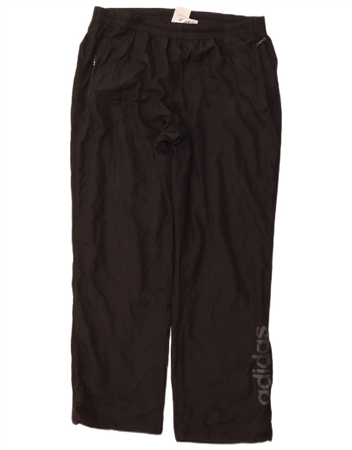 ADIDAS Pantalón de chándal gráfico para hombre Poliéster negro grande