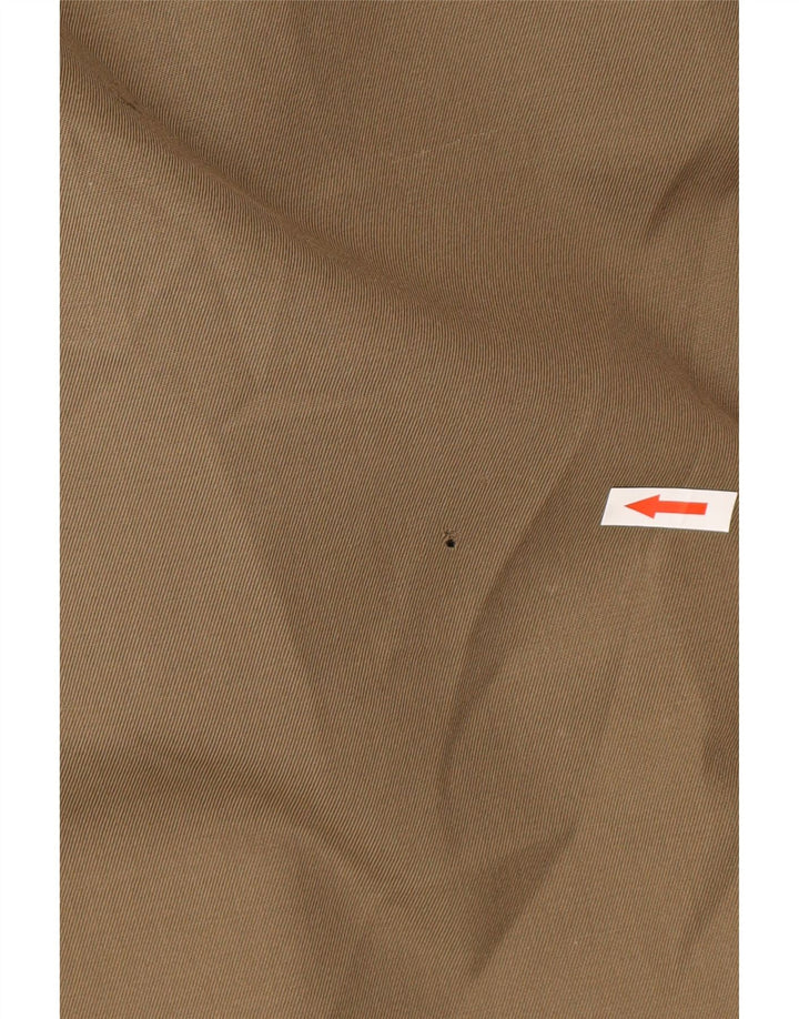 Vintage hombres gabardina IT 50 grande caqui