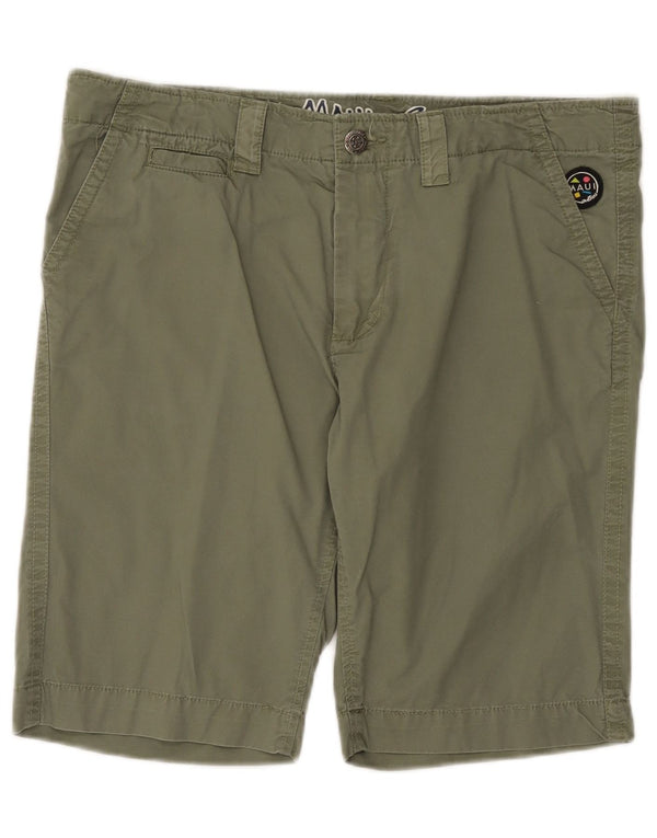 Maui and Sons Pantalones cortos chinos para hombre IT 50 Large W34 Caqui