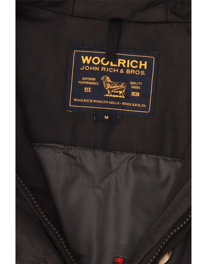 Chaqueta cortavientos con capucha para mujer Woolrich UK 44 Medium Black
