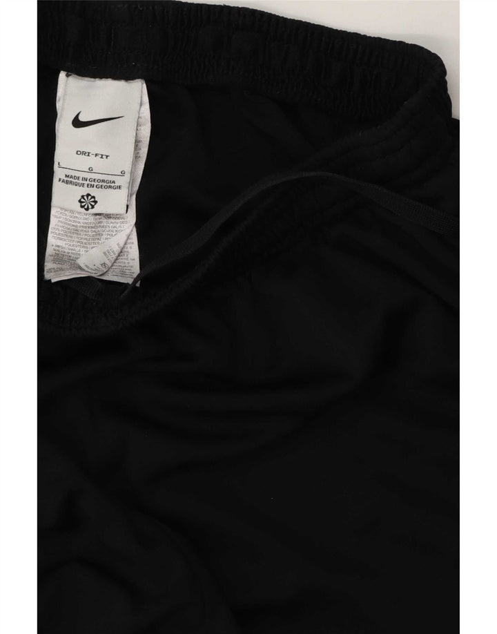 Nike - Pantalones de chándal Dri Fit para hombre, tamaño grande, color negro, poliéster