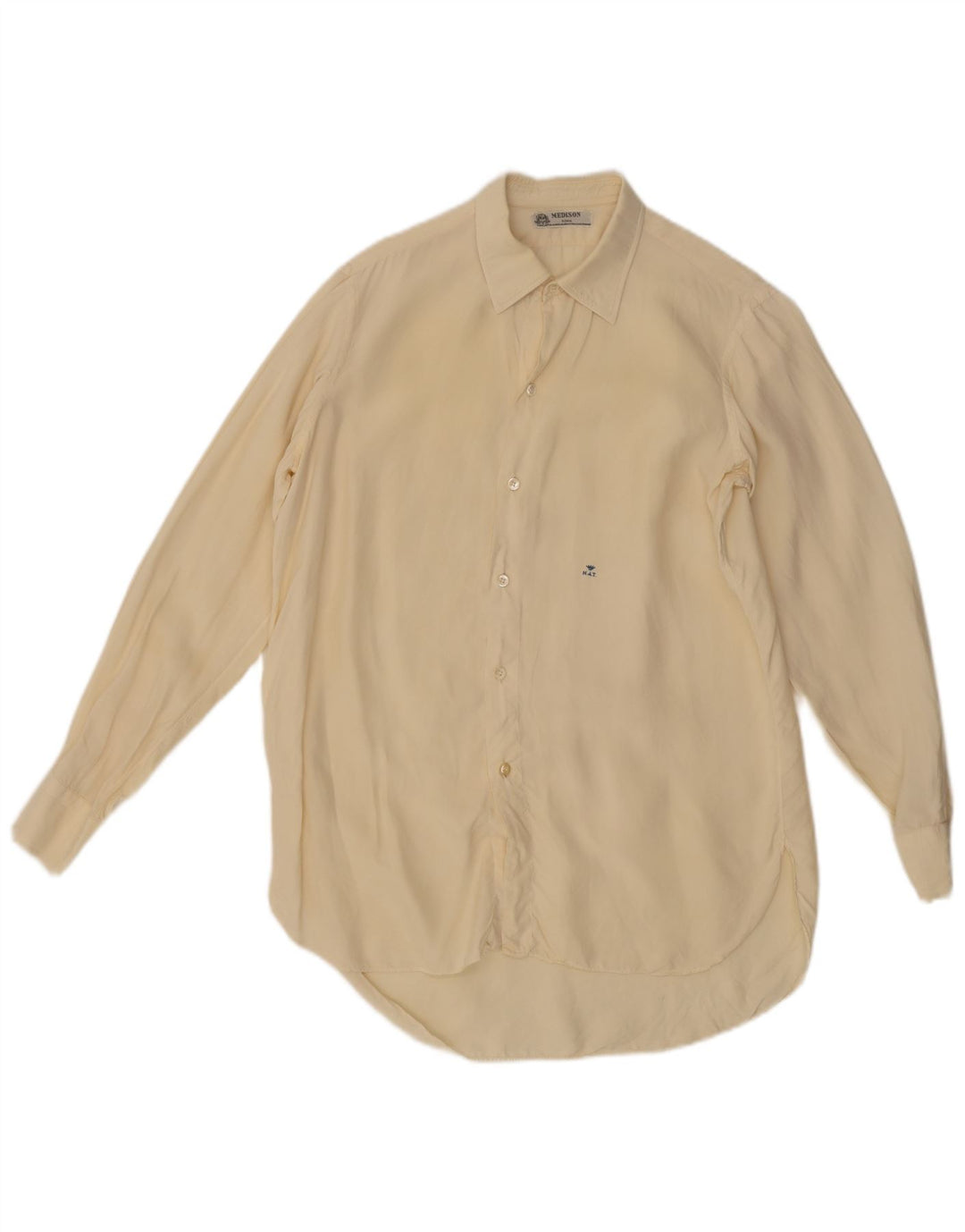 Camisa Vintage Hombre Mediana Amarilla