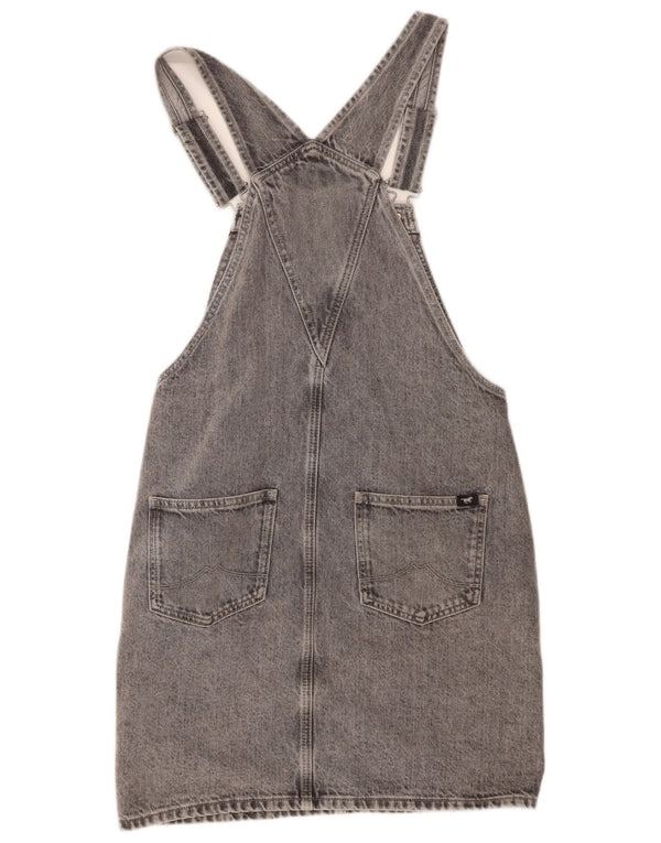 Mustang Vestido Dungaree para Mujer UK 6 XS Algodón Gris