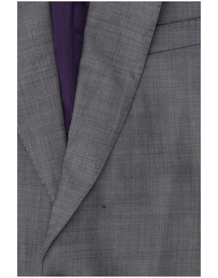 Paul Smith Chaqueta tipo blazer con 1 botón para hombre UK 38 Gris medio