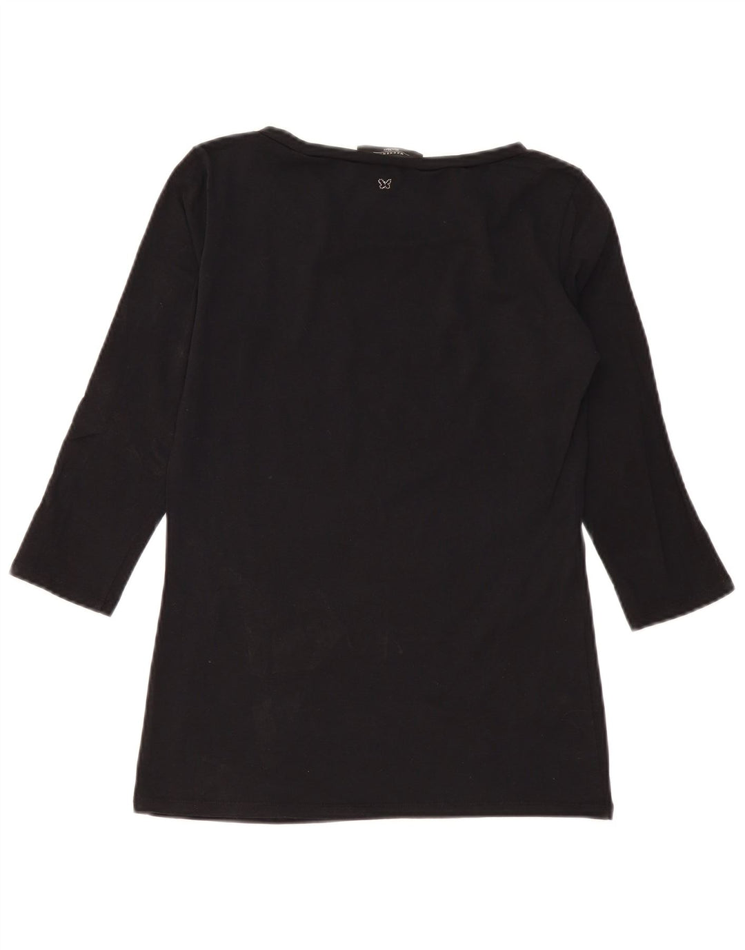 Max Mara - Top de fin de semana para mujer, manga 3/4, talla 40, talla M, color negro