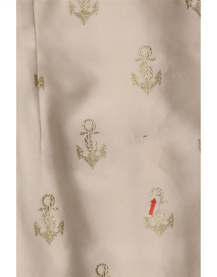 VERA DA POZZO Womens Abstract Pattern Pencil Skirt IT 42 Medium W28 White Vintage Vera da Pozzo and Second-Hand Vera da Pozzo from Messina Hembry 