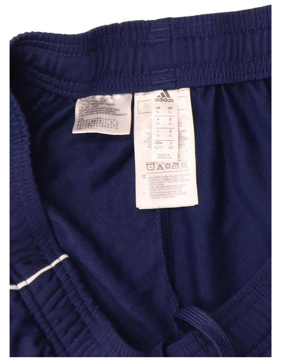 Adidas Hombre Pantalón Chándal Joggers XL Azul Marino Poliéster